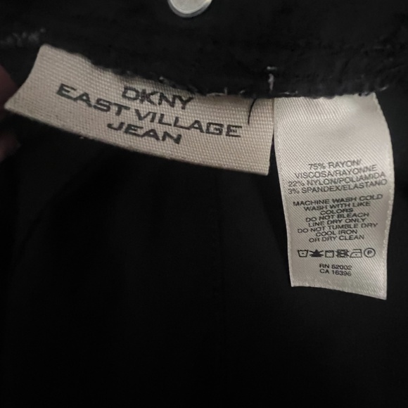 DKNY WOMEN’S STRAIGHT LEG TROUSER PANTS, SIZE US 8, BLACK - Picture 9 of 10